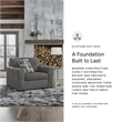 Signature Design by Ashley Gardiner Pewter Oversized Chair