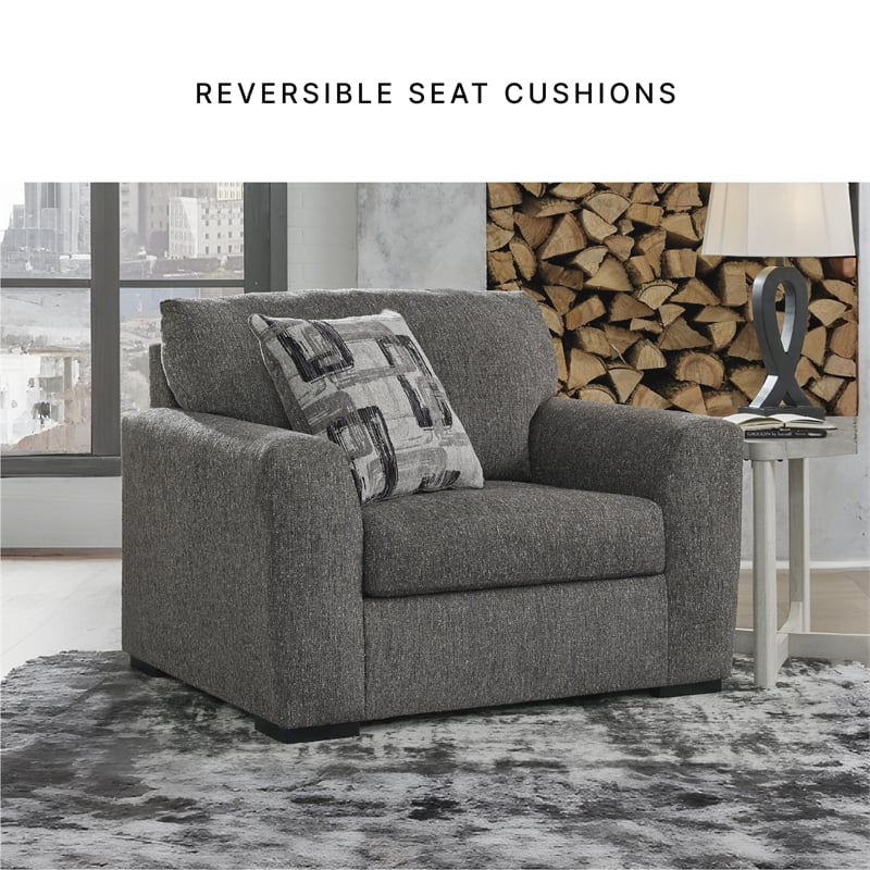 Signature Design by Ashley Gardiner Pewter Oversized Chair