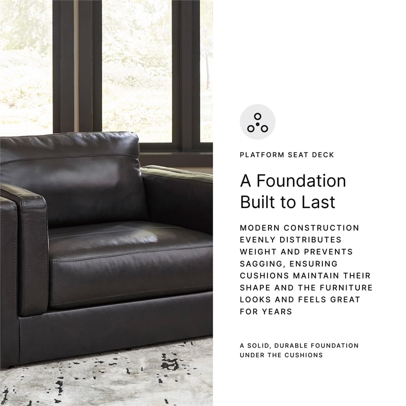 Signature Design by Ashley Amiata Onyx Oversized Chair