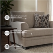 Signature Design by Ashley Stonemeade Taupe Oversized Chair