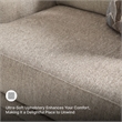 Signature Design by Ashley Stonemeade Taupe Oversized Chair