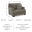 Signature Design by Ashley Stonemeade Nutmeg Oversized Chair