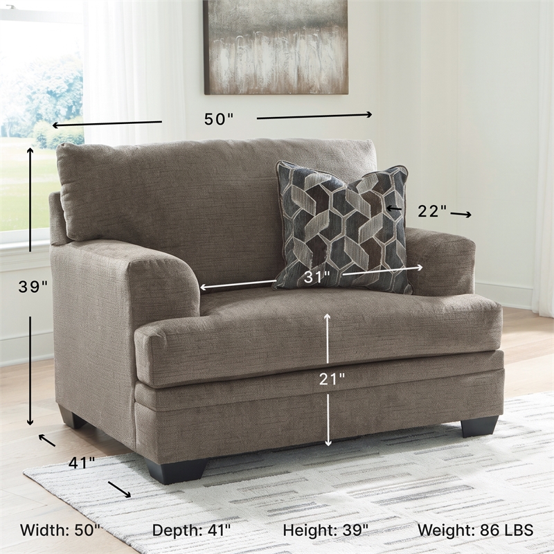Signature Design by Ashley Stonemeade Nutmeg Oversized Chair