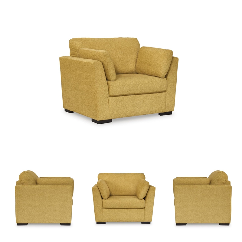 Signature Design by Ashley Keerwick Yellow Oversized Chair