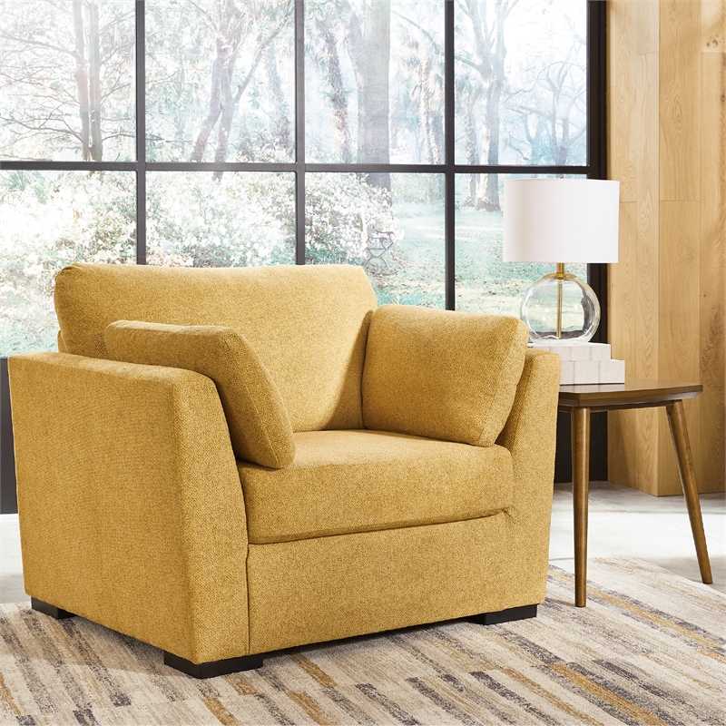 Signature Design by Ashley Keerwick Yellow Oversized Chair