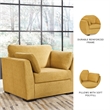 Signature Design by Ashley Keerwick Yellow Oversized Chair