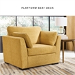 Signature Design by Ashley Keerwick Yellow Oversized Chair