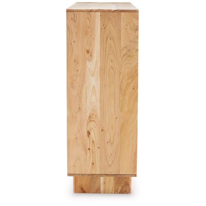 Signature Design by Ashley Kierwell Natural Accent Cabinet