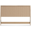 Signature Design by Ashley Cielden Brown & Gray King Panel Headboard