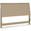 Signature Design by Ashley Cielden Brown & Gray King Panel Headboard