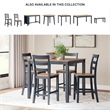Ashley Furniture Gesthaven Blue Counter Height Dining Table Set - Set of 5