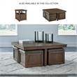 Signature Design by Ashley Boardernest Brown Coffee Table with 4 Stools