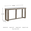 Signature Design by Ashley Loyaska Brown & Ivory Coffee Table