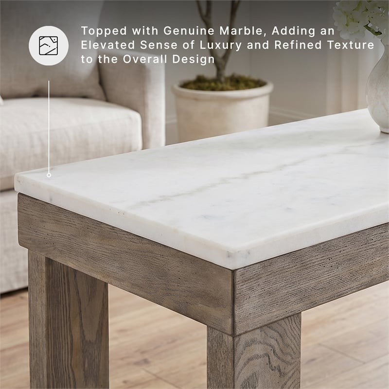 Signature Design by Ashley Loyaska Brown & Ivory Coffee Table