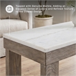 Signature Design by Ashley Loyaska Brown & Ivory Coffee Table