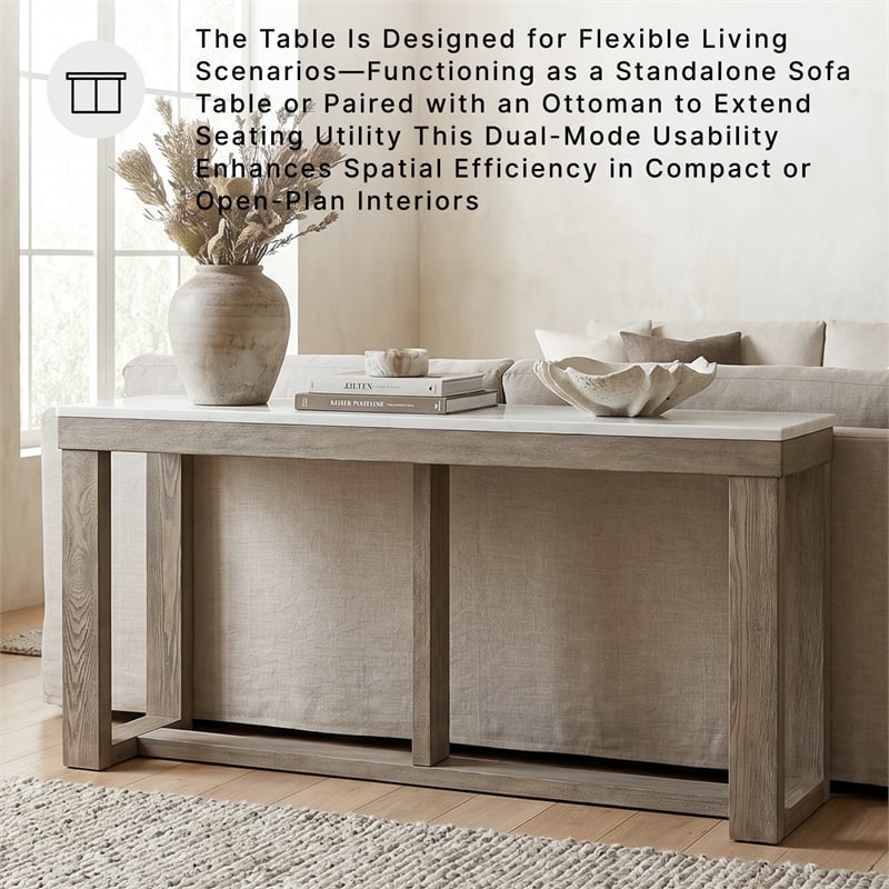 Signature Design by Ashley Loyaska Brown & Ivory Coffee Table