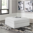Signature Design by Ashley Stupendous Alloy Oversized Accent Ottoman