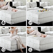 Signature Design by Ashley Stupendous Alloy Oversized Accent Ottoman