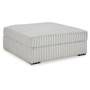 Signature Design by Ashley Stupendous Alloy Oversized Accent Ottoman