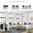 Signature Design by Ashley Padova Ivory Swivel Accent Chair