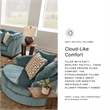 Signature Design by Ashley Laylabrook Blue Oversized Swivel Accent Chair