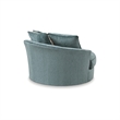 Signature Design by Ashley Laylabrook Blue Oversized Swivel Accent Chair