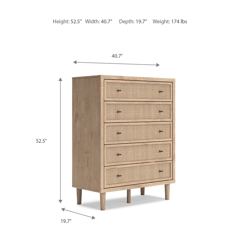Ashley Furniture Cielden Beige Chest of Drawers
