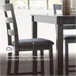 Signature Design by Ashley Bridson Dining Table Set in Charcoal