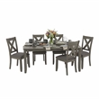 Signature Design by Ashley Caitbrook Gray Dining Table and Chairs - Set of 7