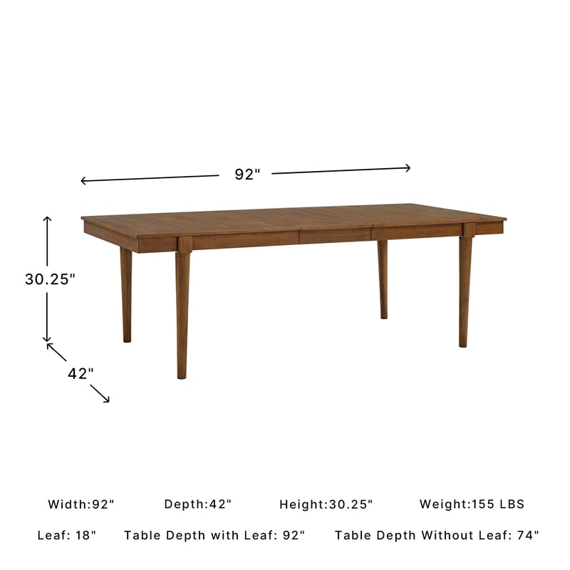 Signature Design by Ashley Lyncott Brown Dining Extension Table