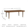 Signature Design by Ashley Lyncott Brown Dining Extension Table