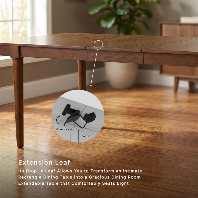 Signature Design by Ashley Lyncott Brown Dining Extension Table