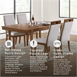 Signature Design by Ashley Lyncott Brown Dining Extension Table