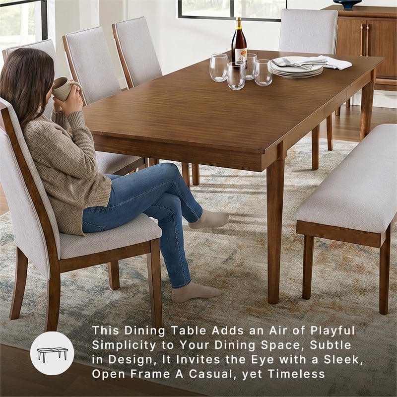 Signature Design by Ashley Lyncott Brown Dining Extension Table