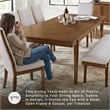 Signature Design by Ashley Lyncott Brown Dining Extension Table