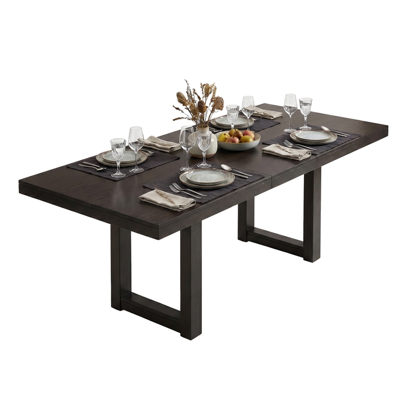 Signature Design by Ashley Neymorton Dark Grayish Brown Dining Extension Table