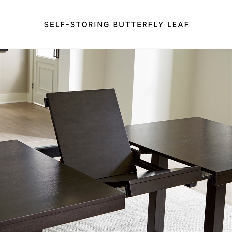 Signature Design by Ashley Neymorton Dark Grayish Brown Dining Extension Table