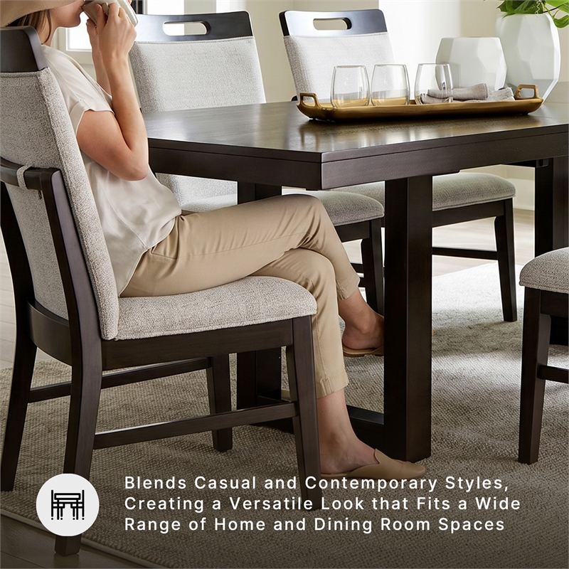 Signature Design by Ashley Neymorton Dark Grayish Brown Dining Extension Table