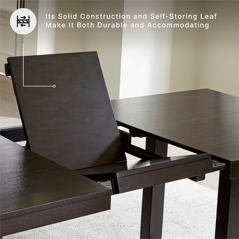 Signature Design by Ashley Neymorton Dark Grayish Brown Dining Extension Table