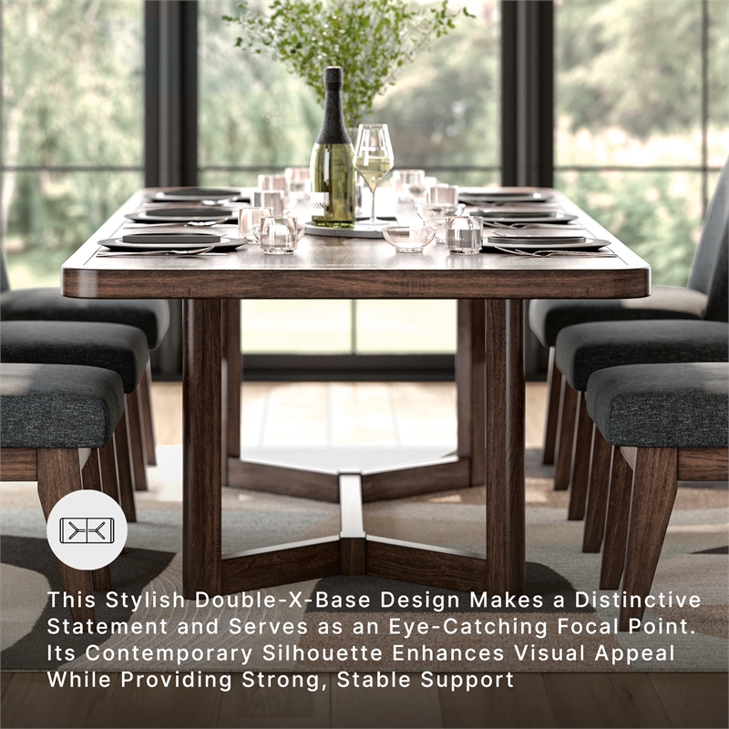 Signature Design by Ashley Neymorton Dark Grayish Brown Dining Extension Table