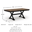 Signature Design by Ashley Wildenauer Brown & Black Dining Extension Table