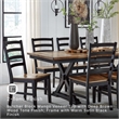 Signature Design by Ashley Wildenauer Brown & Black Dining Extension Table