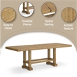 Ashley Furniture Havonplane Brown Counter Height Dining Extension Table