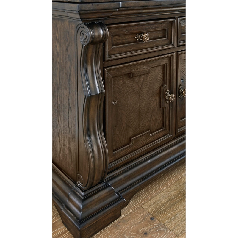 Signature Design by Ashley Maylee Dark Brown Dining Buffet