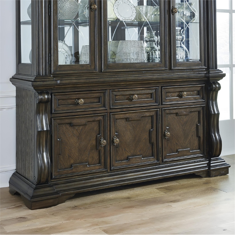Signature Design by Ashley Maylee Dark Brown Dining Buffet