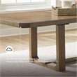 Signature Design by Ashley Cabalynn Light Brown Dining Extension Table