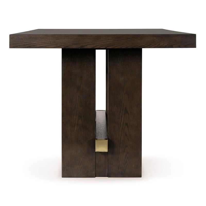 Signature Design by Ashley Burkhaus Dark Brown Counter Height Dining Table