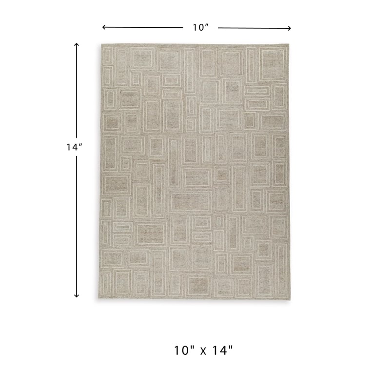 Signature Design by Ashley Brickburgh Gray & Ivory Extra Large Rug