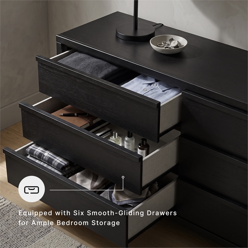 Ashley Furniture Danziar Black Dresser