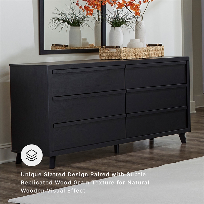 Ashley Furniture Danziar Black Dresser